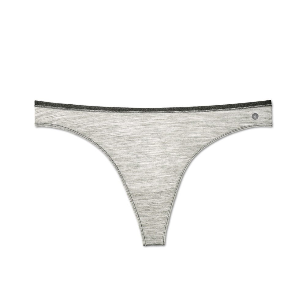 Allbirds Women's Trino® Thong - Briefs Grey - QVB182397